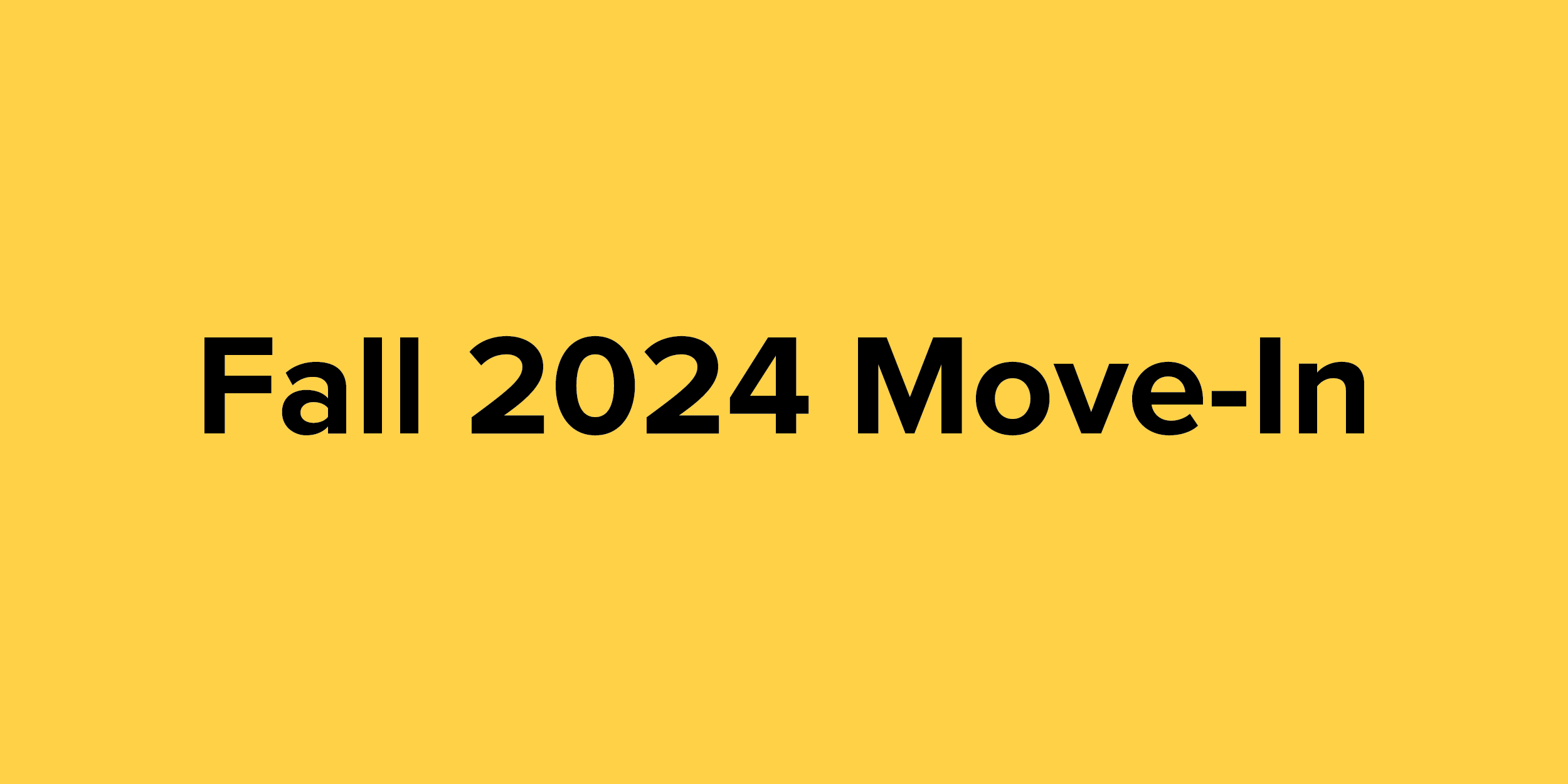 fall 2024 move-in