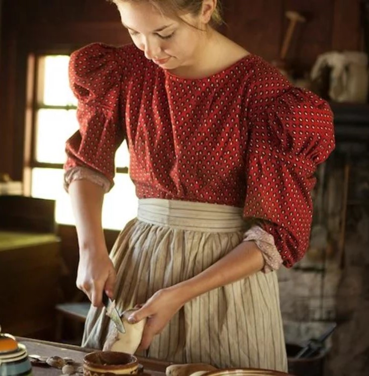 Public History Interpreter in Period Clothing 