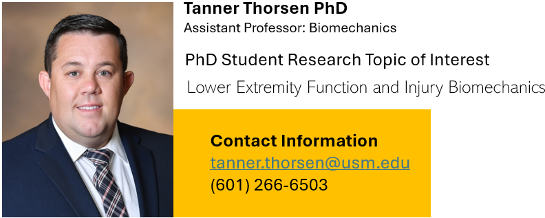 Tanner Thorsen, PhD