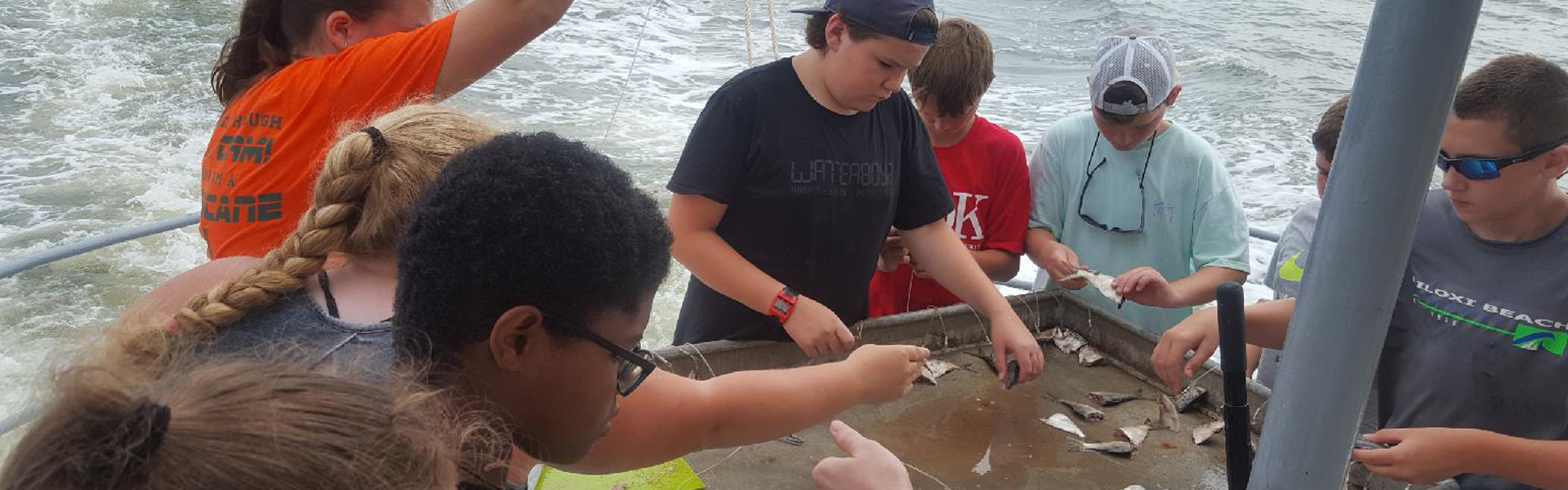 coastal science campers on board