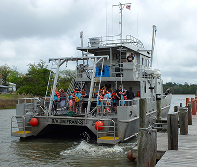 Student on vessel