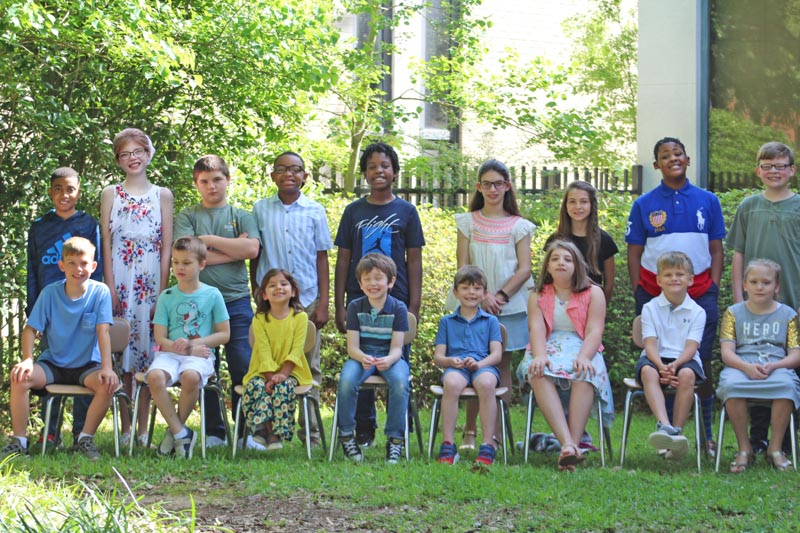 Students posing for a photo