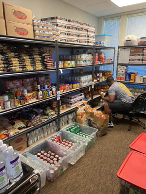 Gulf Park Pantry contents