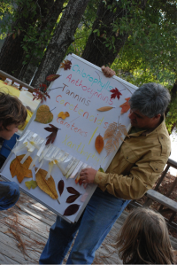 Dr. Davis discussing leaf color