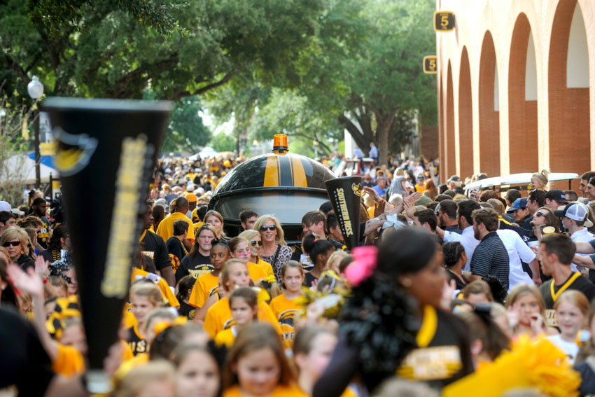 gameday crowd